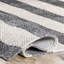 Tapis gris en laine rayé Daubert-832008322