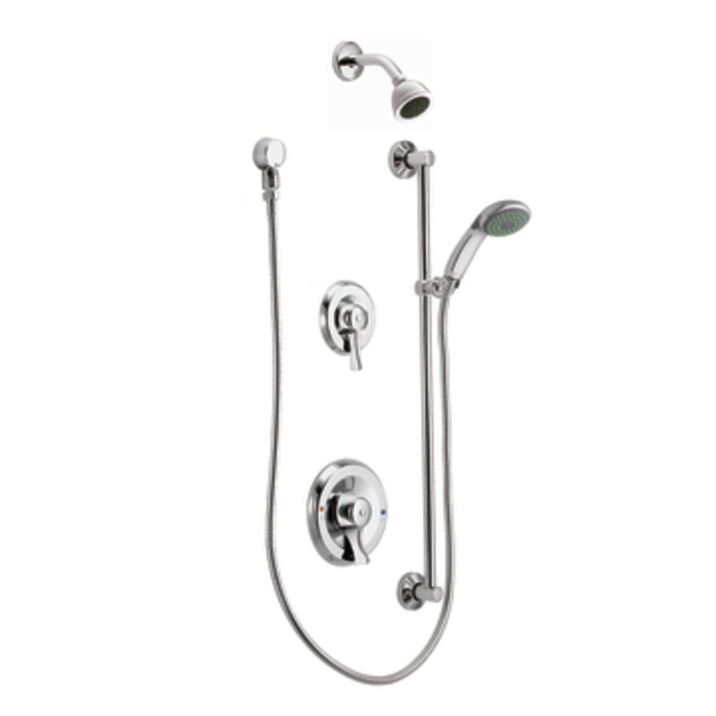 Commercial Pressure Balanced Complete Shower System with Posi-Temp®, Chrome