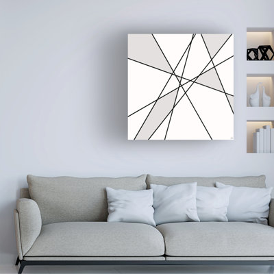 Goree Line And Off White 1 On Canvas Print
