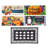 Sassafras Fall Holiday Set Of 4 Mats With Display Frame, Collection #8