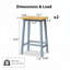 Tabourets de bar en bois massif-1488962906