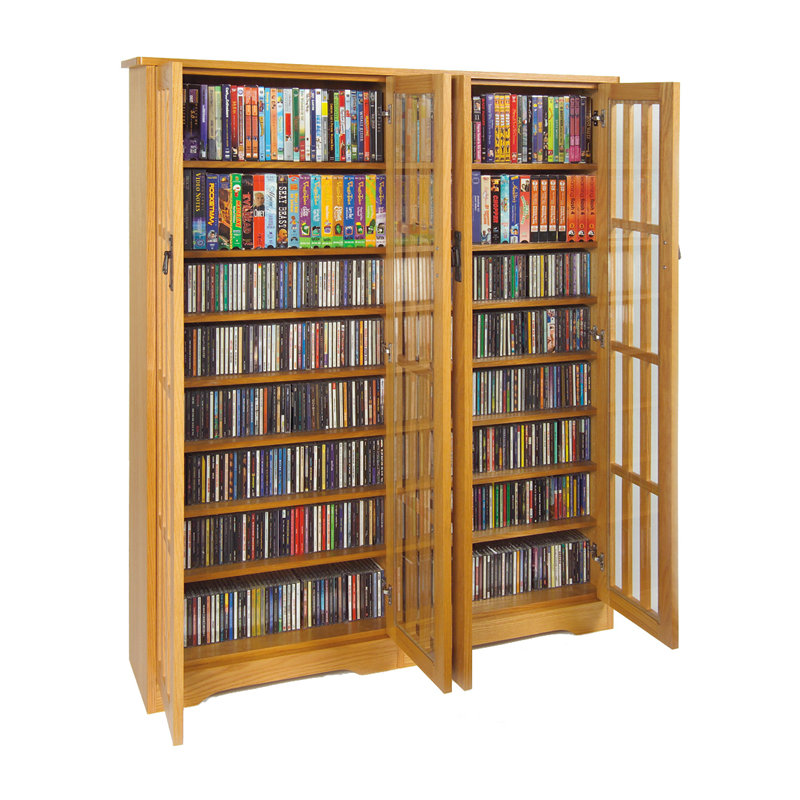 Armoire multimédia, Chêne