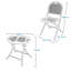 Stanislas 2 - Person Patio Dining Set Round Table