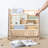 3 Sprouts - Book Shelf - Kids Book Rack Organizer  - Baby Room Bookcase, Beige
