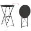 Bistro Table Folding Powder-coated Steel Garden Outdoor Furniture Patio-1697564623