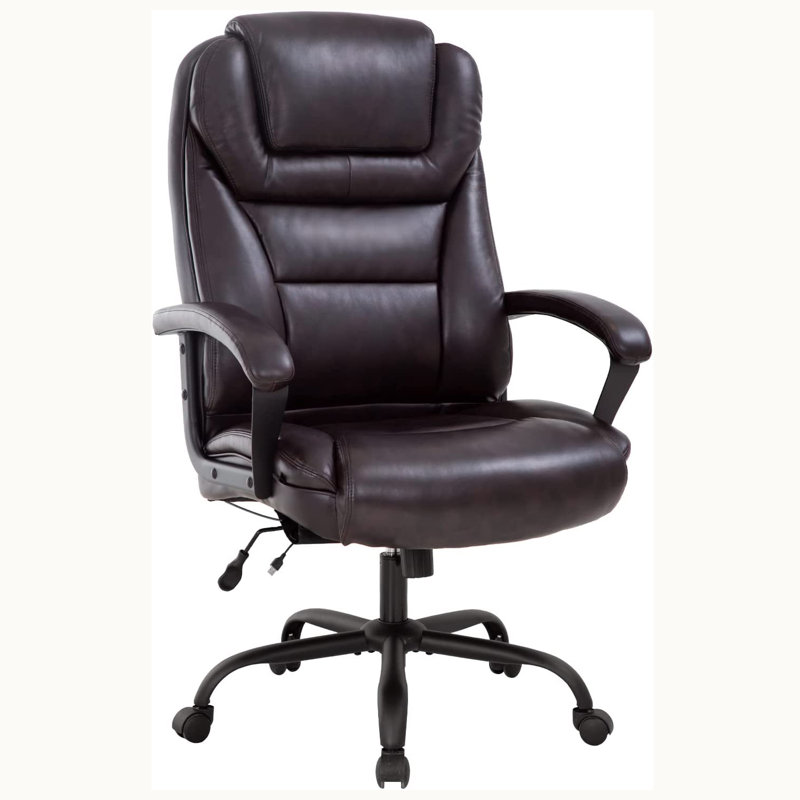 Fauteuil de direction Virgil Big and Tall, Brun