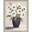 Art encadré fleurs blanches