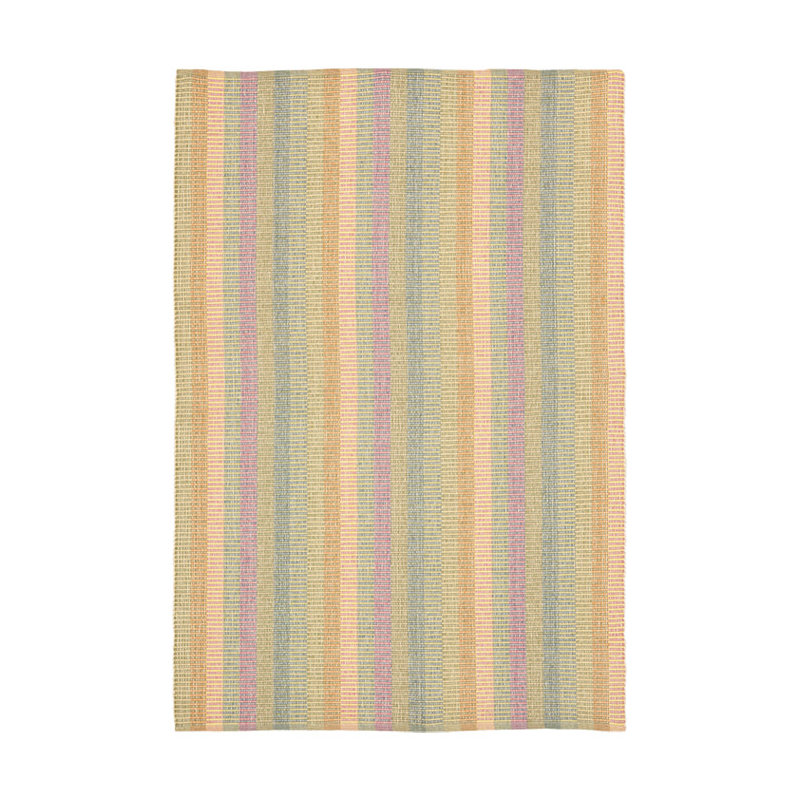 Tapis rayé en coton Penfield, Rectangle 3 pi x 5 pi