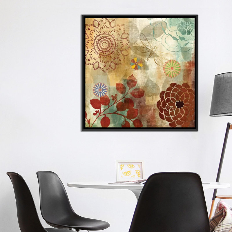 «Ambiente I» par PI Studio - Estampe numérique sur toile tendue avec châssis, H 18 po x l 18 po x P 1,5 po, Pas de tapis