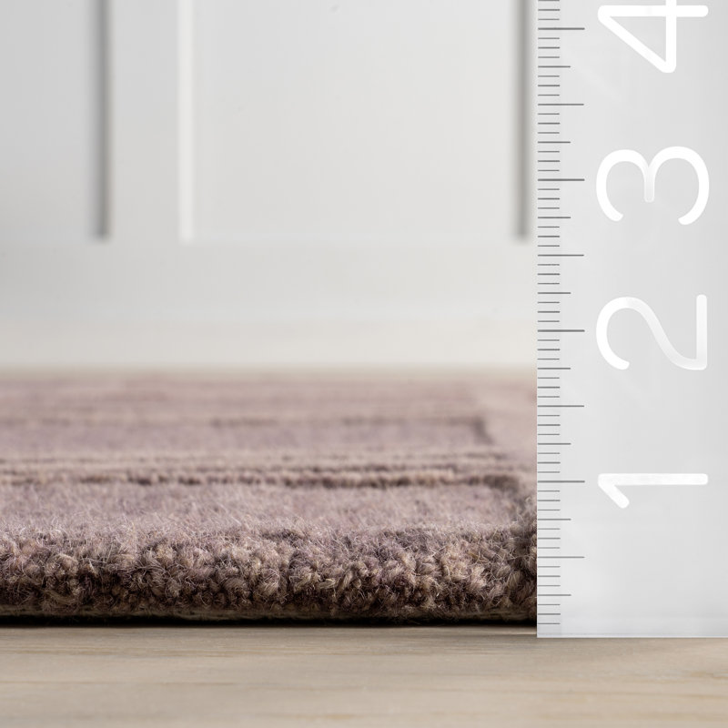Mallory Plaid Wool Area Rug, Rectangle 8'6" x 11'6"