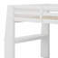 Lit mezzanine multifonctionnel, bureau d'écriture intégré, lumières DEL, tablettes de rangement, garde-robe à double porte-132916936