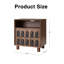 Table de chevet avec 2 tiroirs, petite table d'appoint avec rangement, Seadrifte