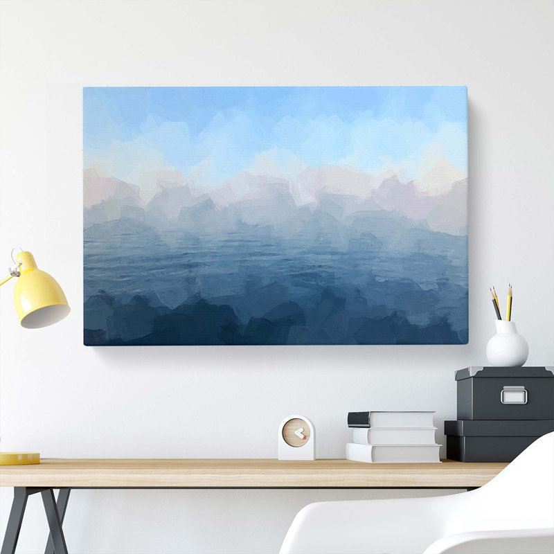 Calm Horizon in Abstract - Wrapped Canvas, 50cm H x 76cm W x 3cm D