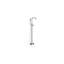 Robinet de baignoire autoportant 41,97 "avec douche à main Badeloft AT-02-PC en chrome poli-106360066