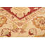 Tapis décoratif en laine rouge foncé de conception unique 8 pi x 9 pi 9 po noué à la main New Age