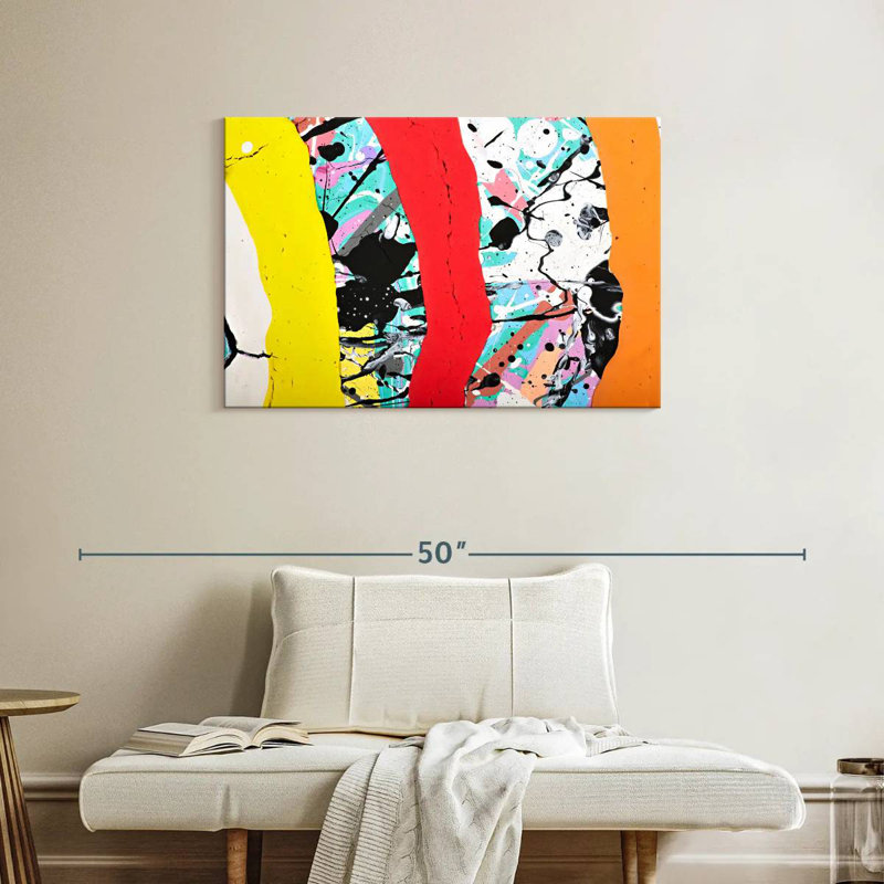 Avery Abstract Splatter, H 24 po x l 36 po