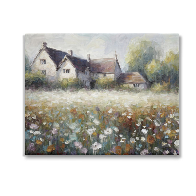 Art mural traditionnel sur toile prairie traditionnelle par Ramona Murdock, H 24 po x l 30 po