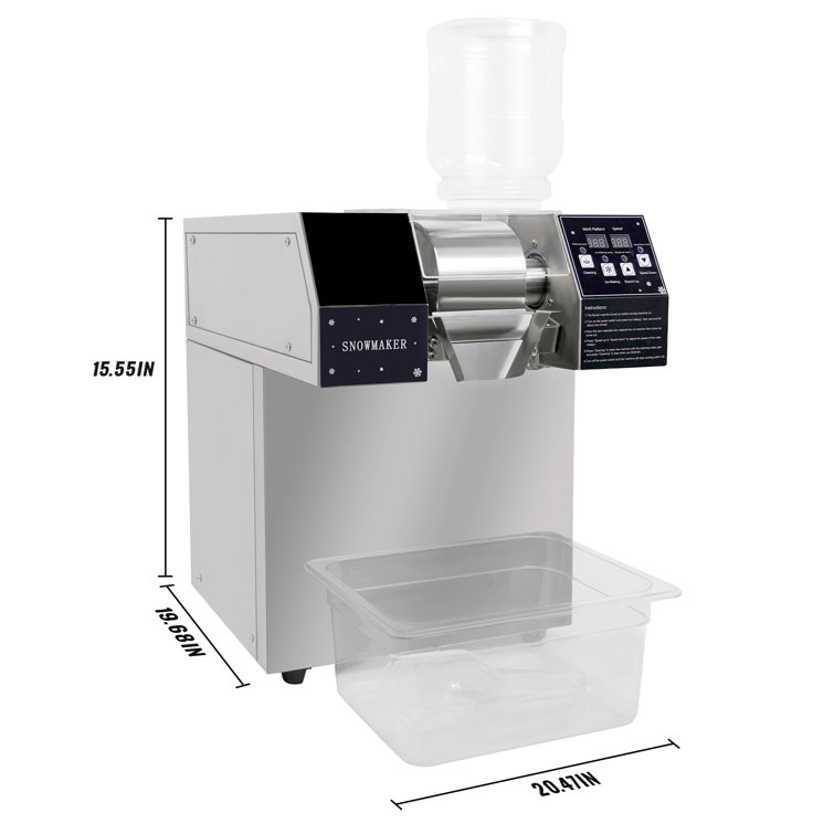 Shaved Ice Machine Household Ice Crusher Commercial Ice Crusher Smoothie  Machine Sand Ice Machine WF-A109