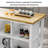 62.99" Solid Wood Kitchen Island-107944451