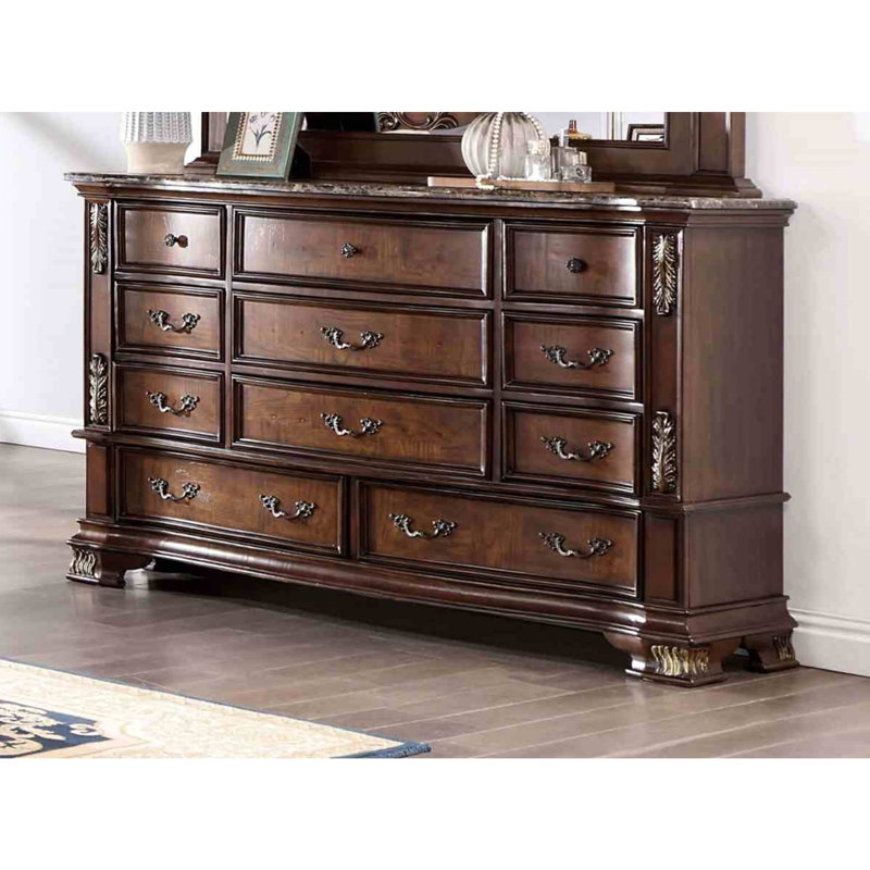 Commode 1 pièce en cerisier brun, Brun / cerisier
