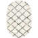 Mansel Trellis Area Rug for Living Room Bedroom Dining Room, Off White/Charcoal