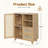 Rattan Sideboard with Adjustable Shelf-1141160895