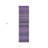 8' Runner Purple Striped Washable Non Skid Indoor Outdoor Runner Rug