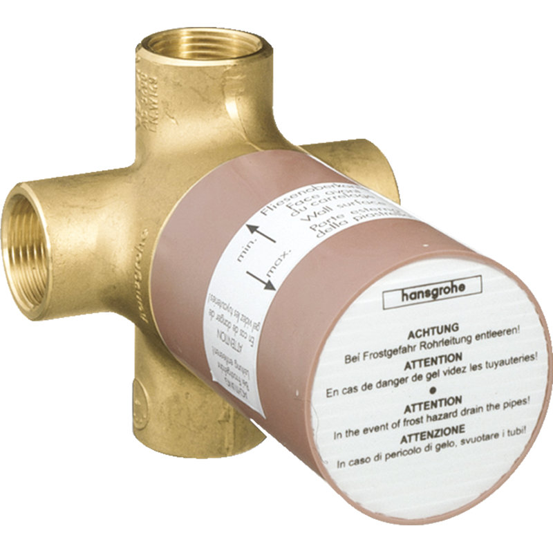European Brass 3-Way Diverter Valve for Showers