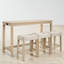 Ensemble de table de bar 4 pièces avec prise de courant pour le salon-795281946