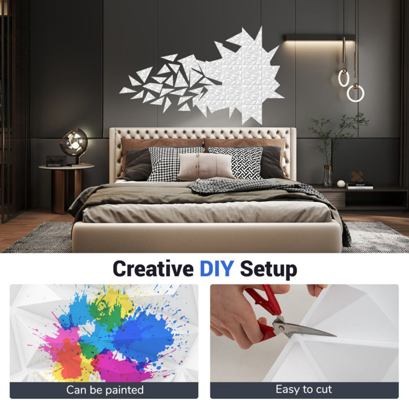 20-Pack 3D Wall Panels