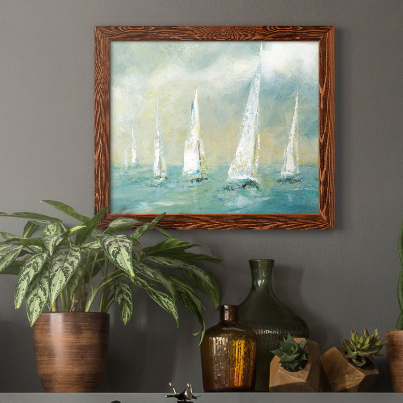 «Ocean Breeze», reproduction d'art sur toile encadrée, Érable, H 24 po x l 18 po x P 1,5 po