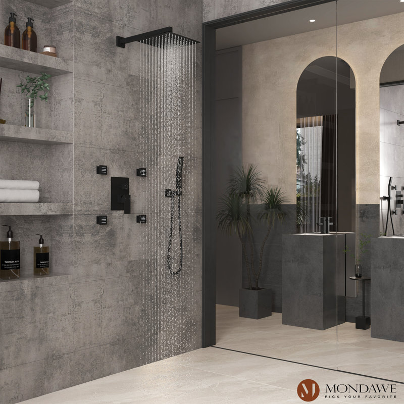 Herathena Complete Shower System with Rough in-Valve