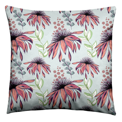 Win Floral Square Cushion