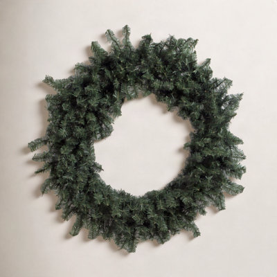 Artificial Canadian Pine Wreath Unlit