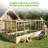 Yadid Deep Wooden Raised Garden Bed with Netting-1824229972