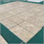 Marbre naturel beige doré 12 * 24, pour plancher et mur, carreaux de marbre au fini cuir, pierre naturelle, 1 boîte de 4 pièces