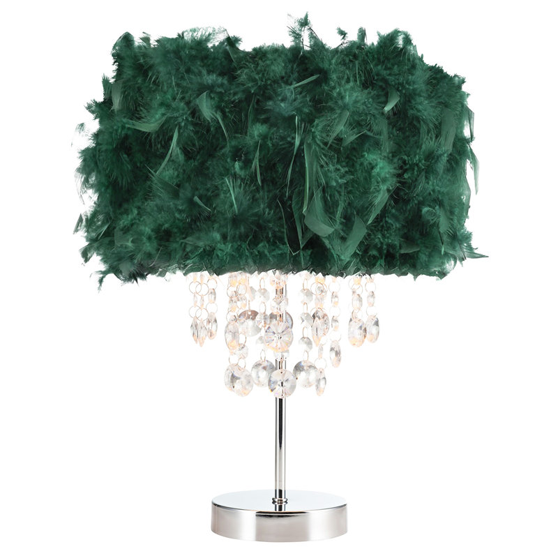 Metal Table Lamp, Green