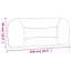 Coussin de tête de lit vidaXL gris clair tissu Hvar 100 cm -1850079047