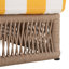 Gillian Steel and Rope Chaise Lounger-1697545171