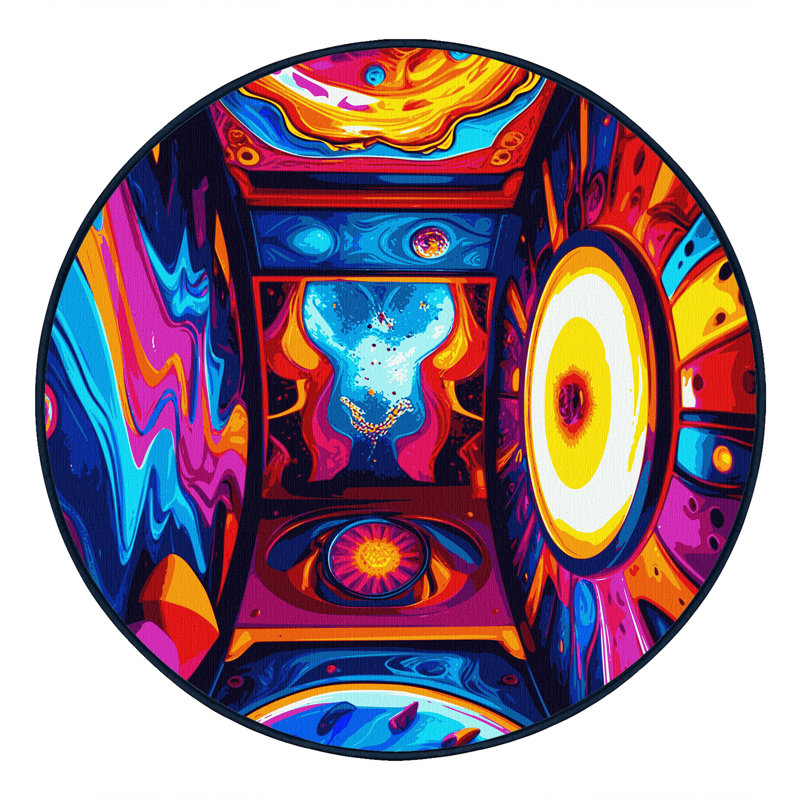 Ether Vision Rug, Round 7'