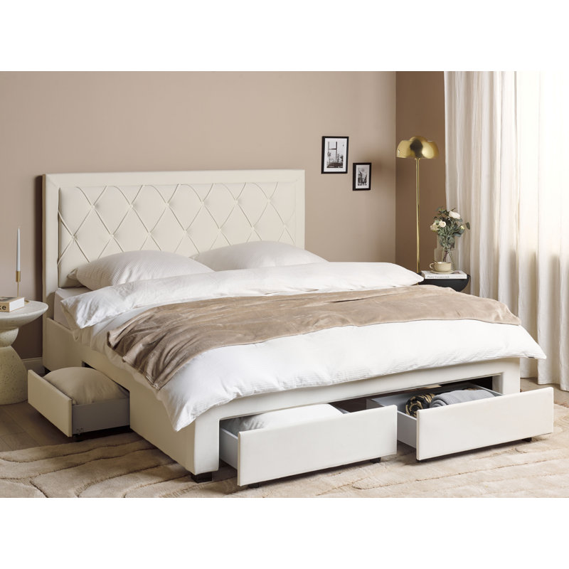 Aydan Upholstered Storage Bed, Super King (6')