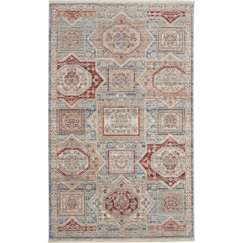 Oriental Indoor Rug, Rectangle 3' x  5'