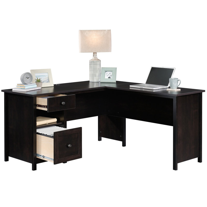 L-Shaped Desk, Finish, White