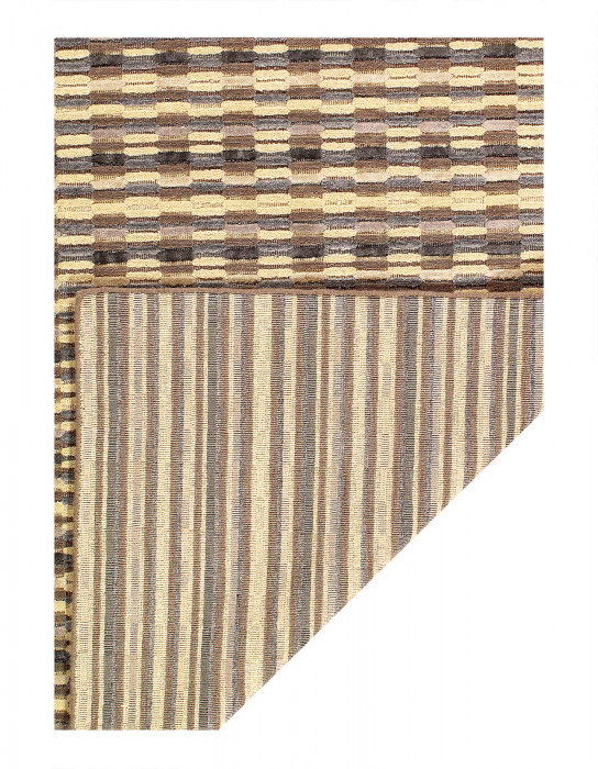 One-of-a-Kind 4'x6' Area Rug in Brown/Beige/Gray
