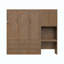 Lit escamotable avec armoire latérale réversible de gauche à droite, lumières DEL, tiroirs et armoires à tablettes de rangement multiples-1598173444