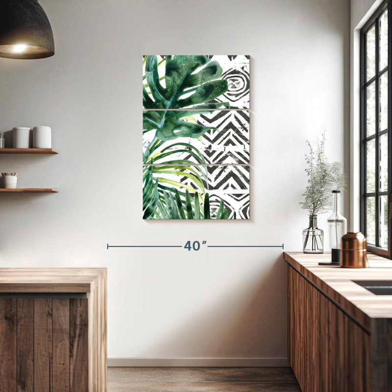 Motif de palmier Harnek II, H 38 po x l 24 po