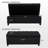 Cassina 51" Linen Upholstered  Storage Ottoman Bench -1378342182
