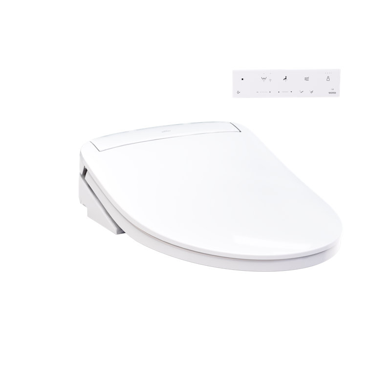 TOTO® WASHLET® KS6 Electronic Bidet Toilet Seat with Instantaneous Water Heating, PREMIST and EWATER+ Wand Cleaning, Elongated, Cotton White - SW3946#01
