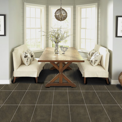 Citified 12" W x 24" L Porcelain Concrete Look Singular Tile