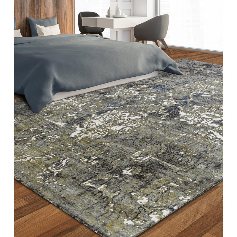 Abstract Area Rug, Rectangle 8' x 10'